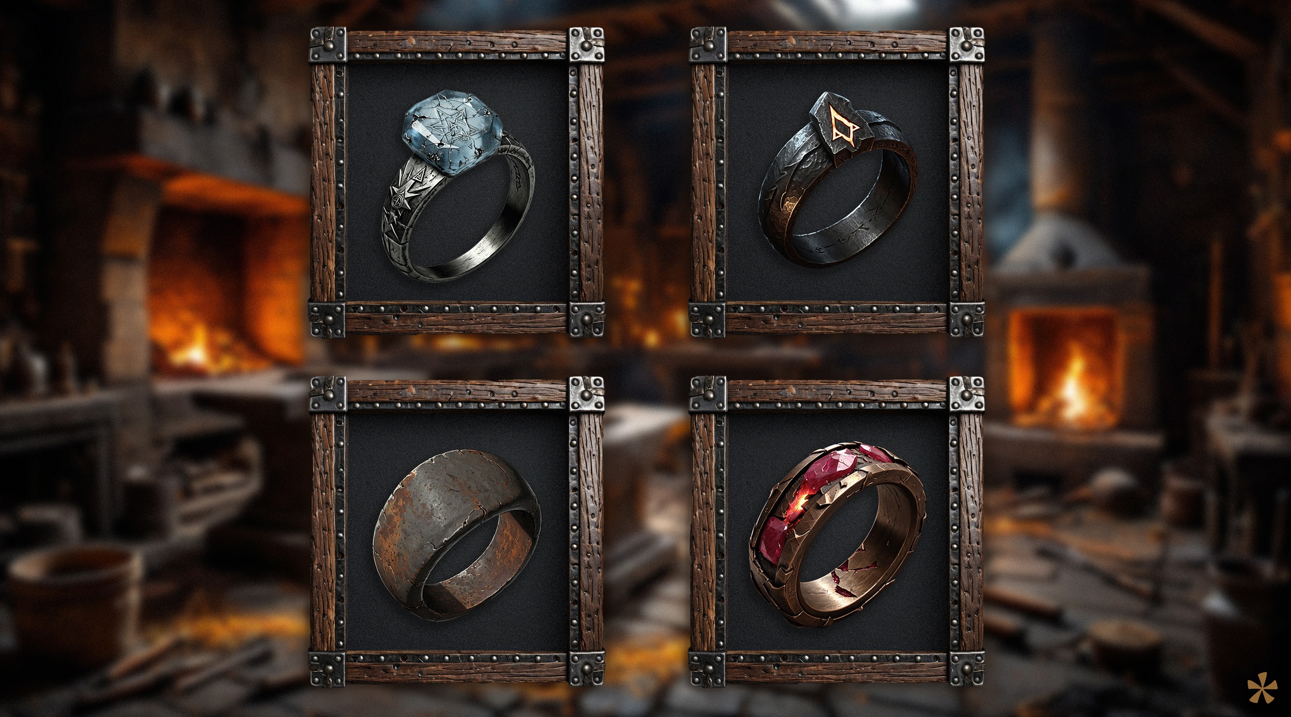 Media 1 for listing Rings - 40 Semi-Realistic Icons [512x512 HD]