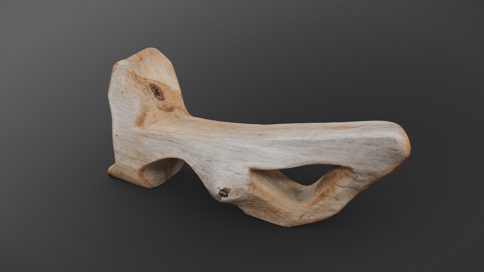 Media 1 for listing Wooden shape bench