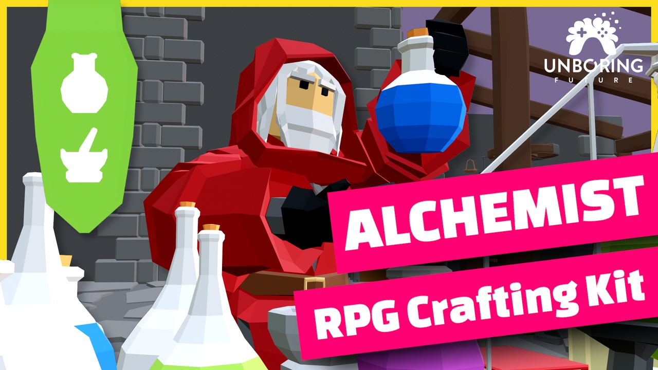 Media 1 for listing LOW POLY ALCHEMIST - RPG Crafting Kit