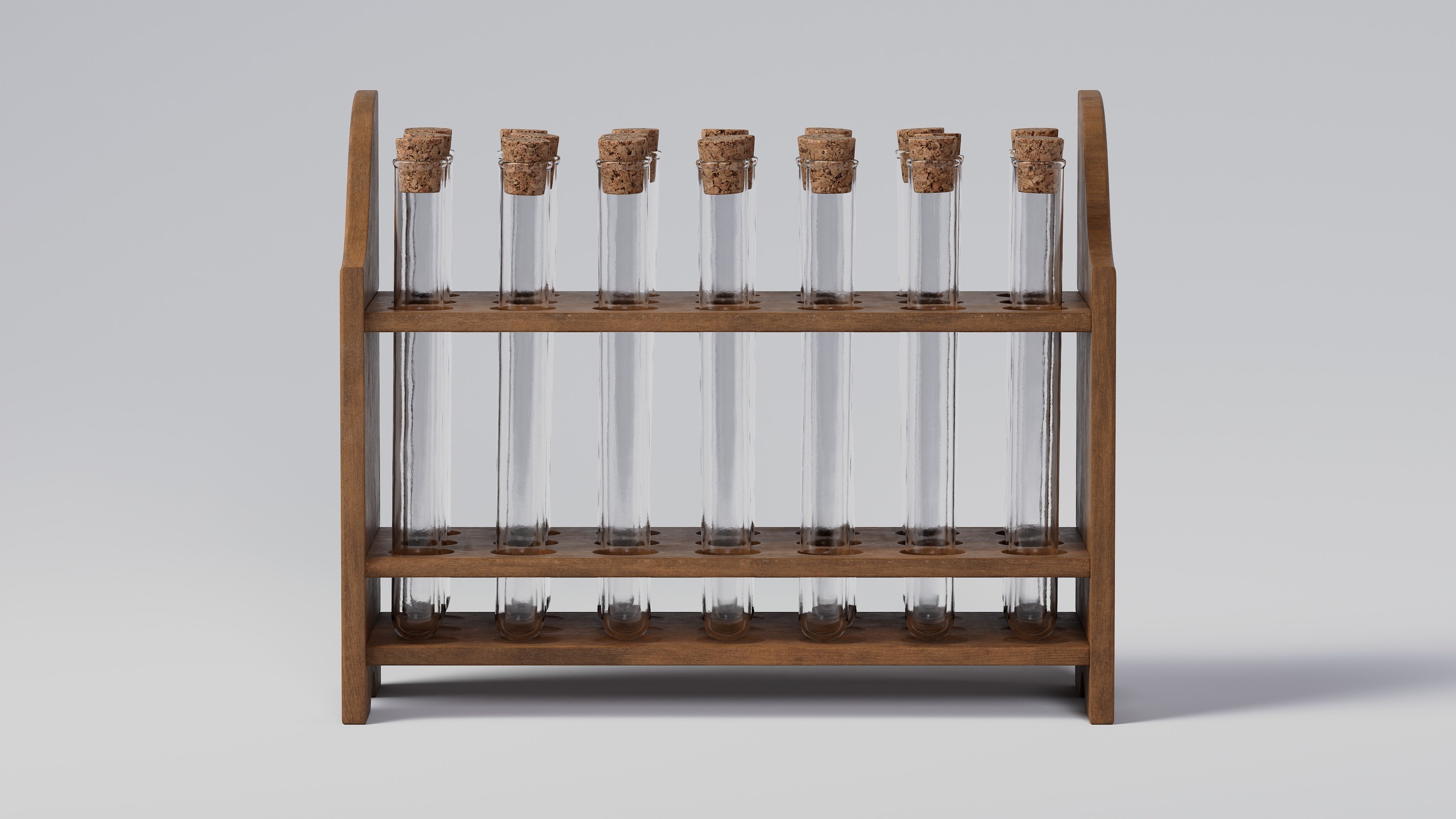 Media 1 for listing Wooden test tube rack