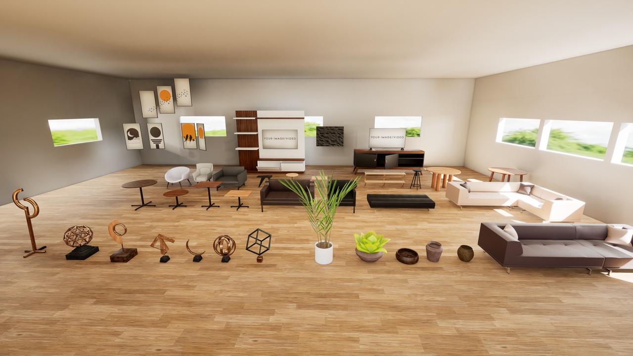 Media 1 for listing Living Room Furniture (With Adjustable Doors)