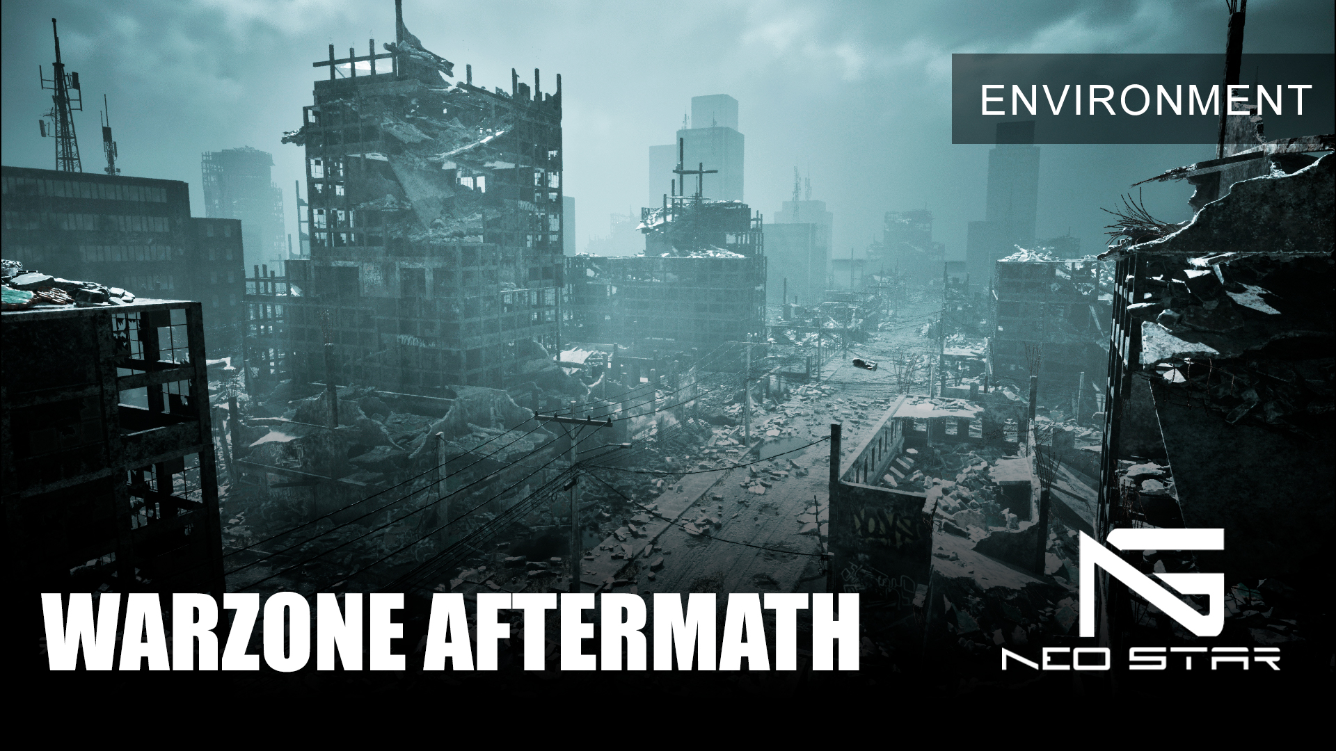Warzone Aftermath - Destroyed Buildings Pack | Fab