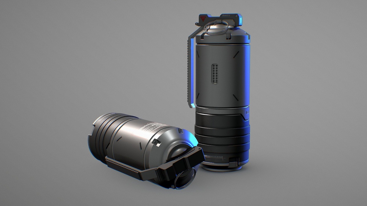 Scifi Grenade | Fab