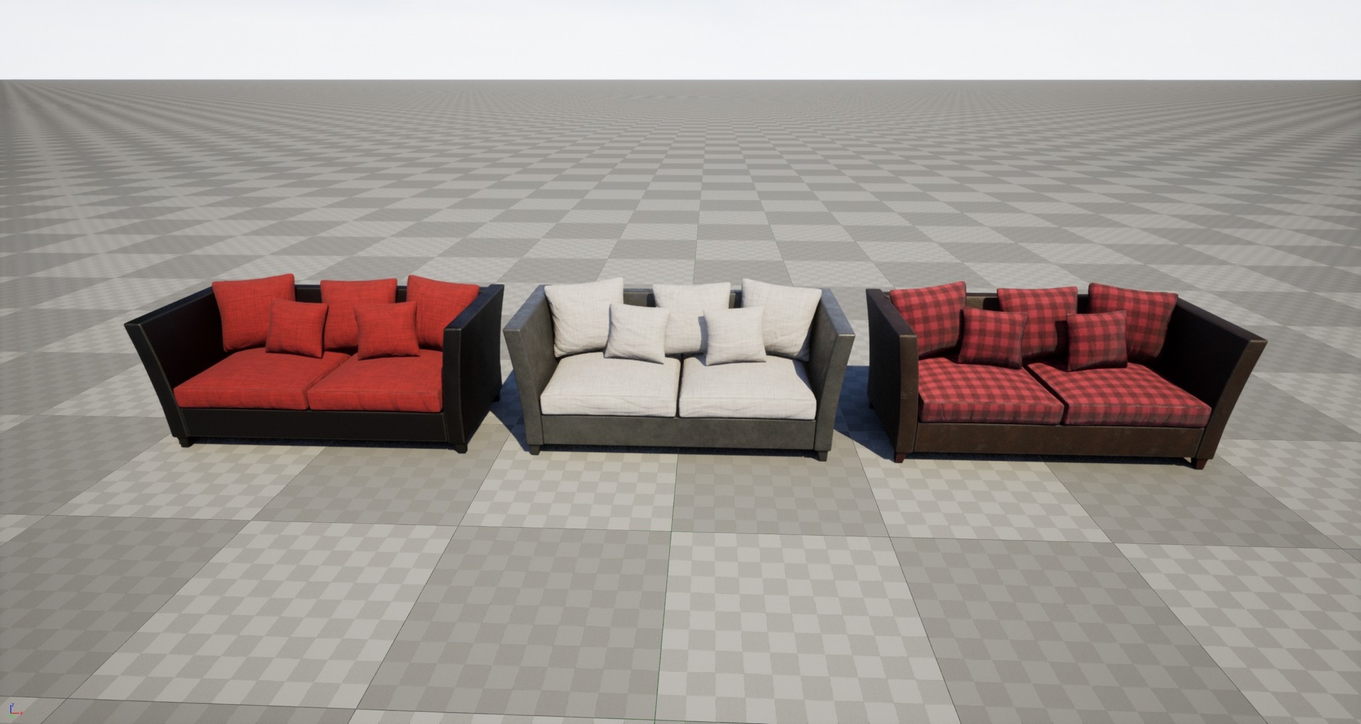 Media 1 for listing Burgundy-Sofa
