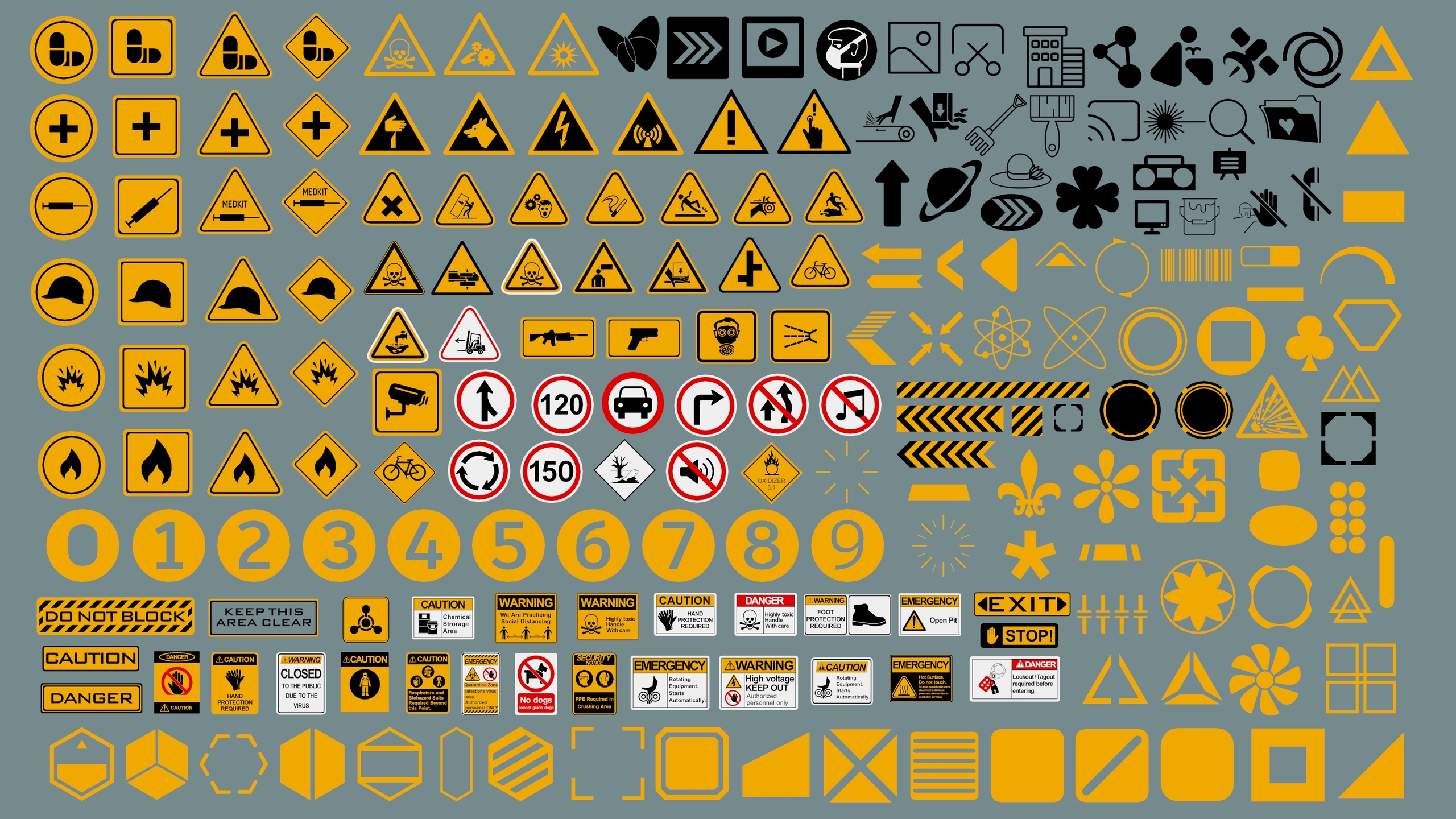 Media 1 for listing Polygon Decals 201 pieces - Collection 2