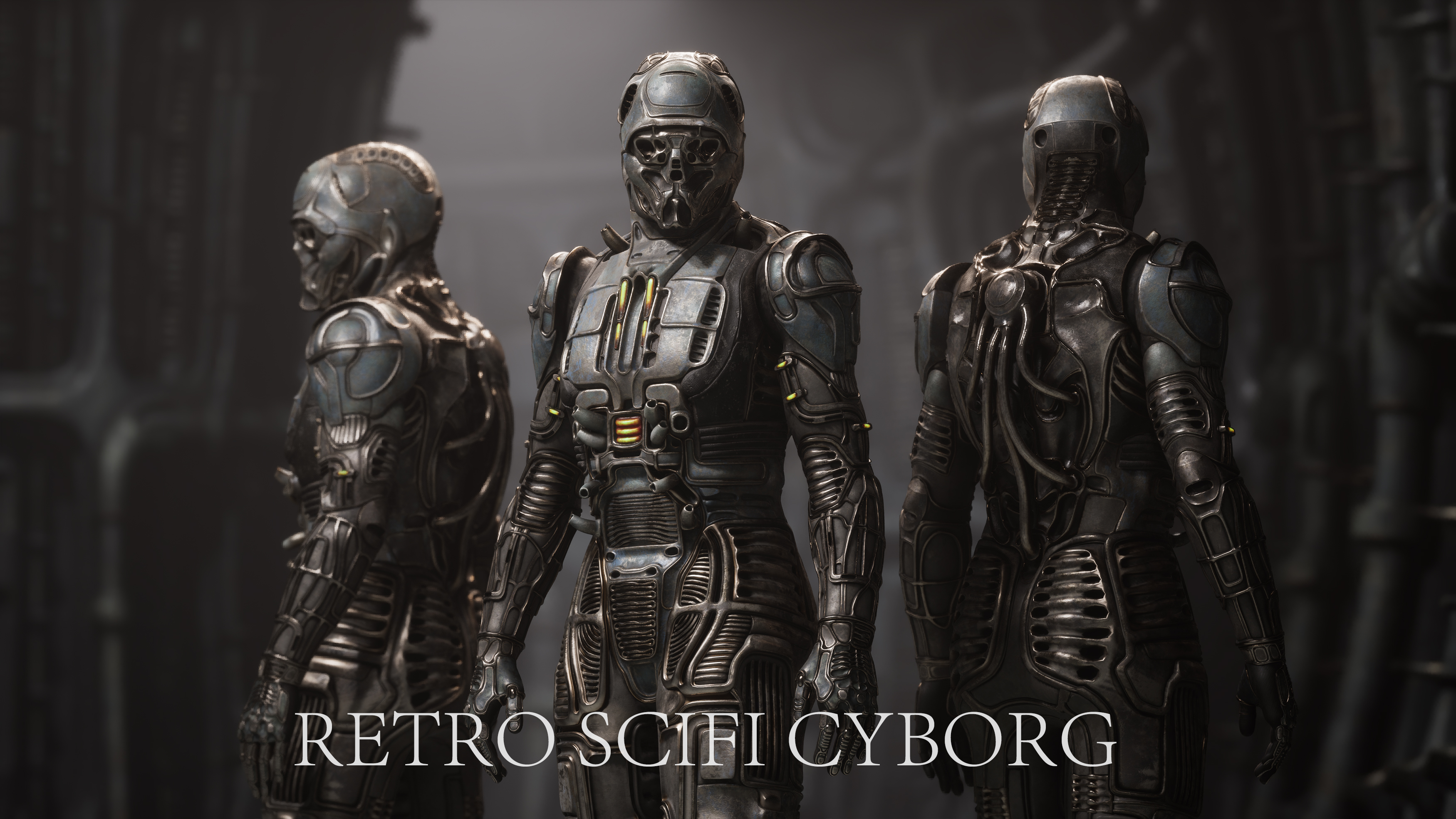 Retro Sci-Fi Cyborg | Fab