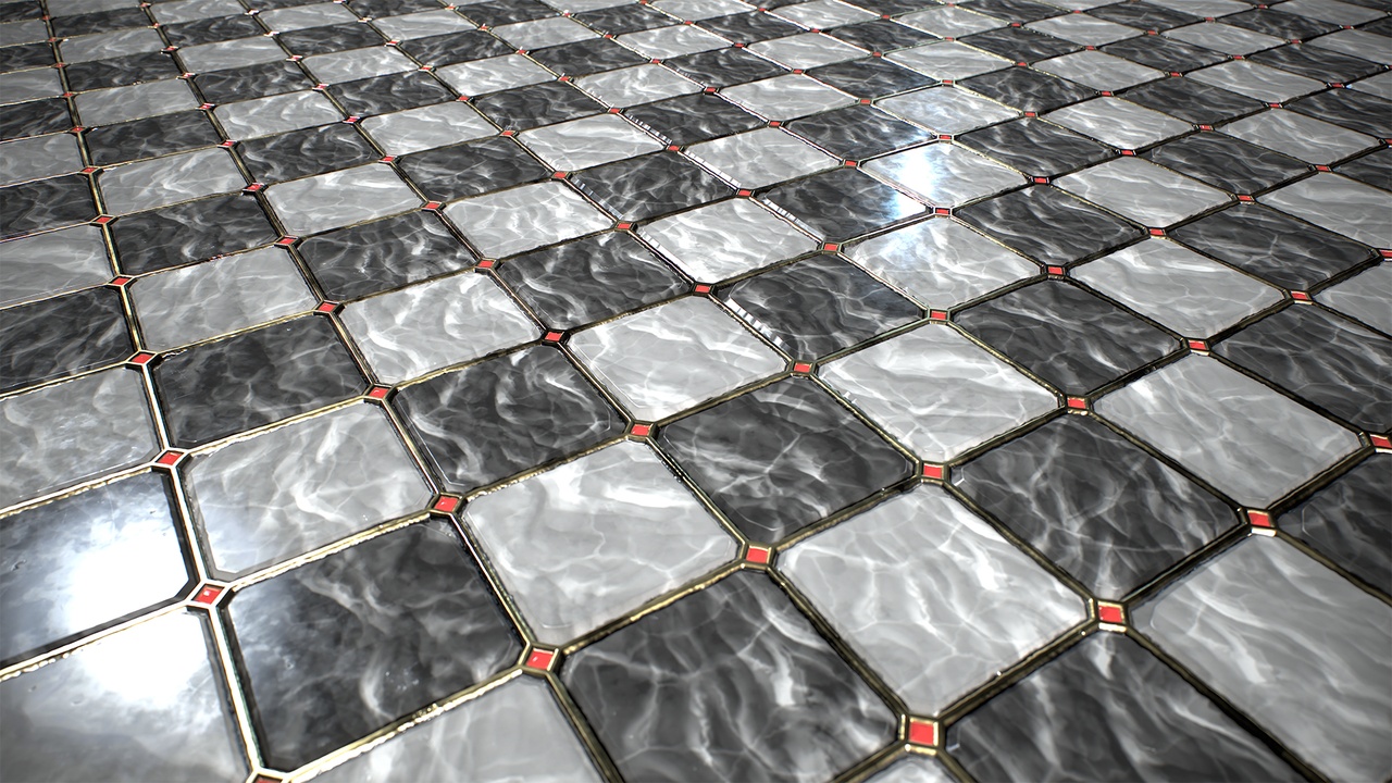 Media 1 for listing Stylized Marble Tiles