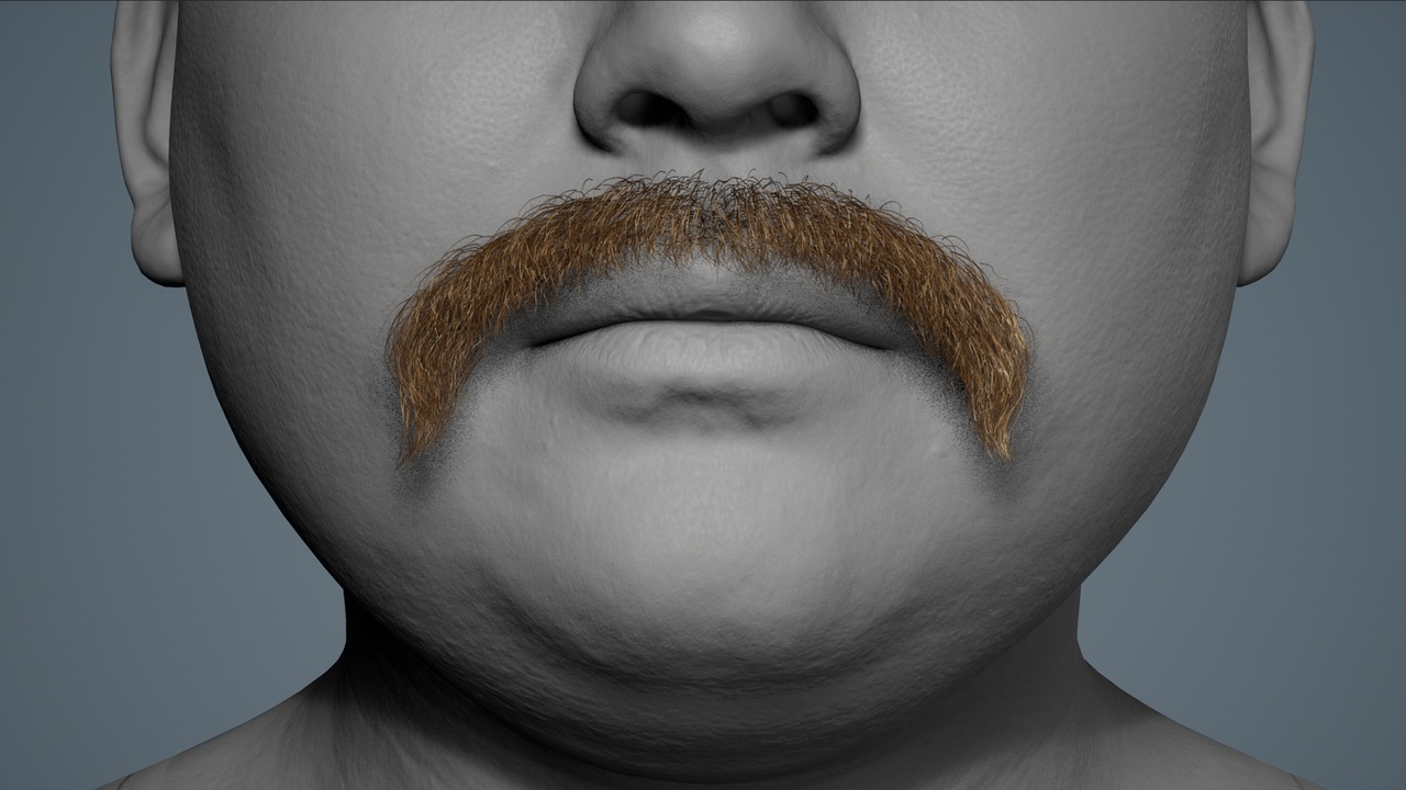 Media 1 for listing Walrus Mustache 01 - MetaHuman Mustache Groom