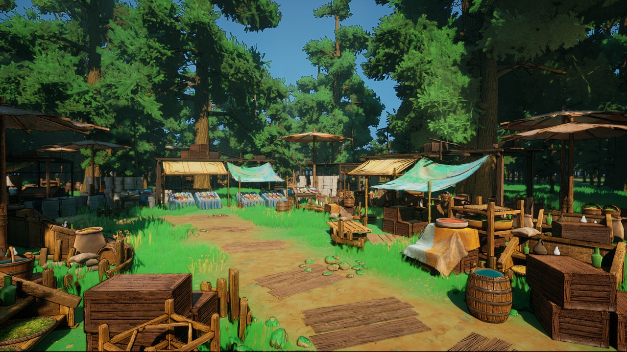 Media 1 for listing Stylized Asian Market Pack（Shop,Market,Store,Stylized）