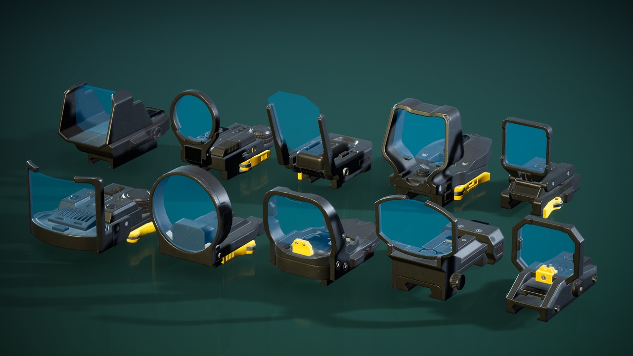 Medium 1 für Eintrag Collimator Sights Bundle