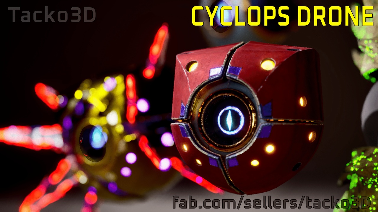 Media 1 for listing Cyclops Drone - Dangerous Drone Pack