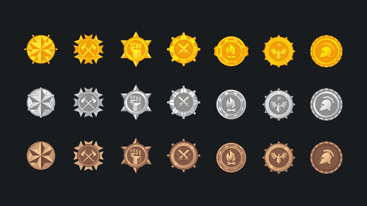 Media 1 for listing 2D Icons - Medal