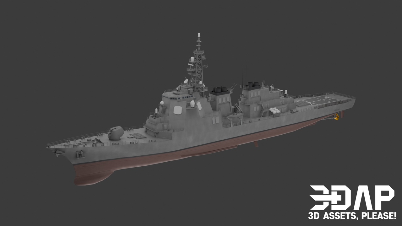 Media 1 for listing Japan JMSDF Warship Kongo-Class Aegis Destroyer