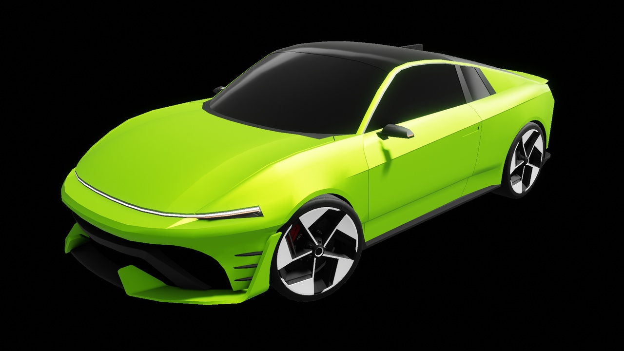 Media 1 for listing Sport car - Low poly