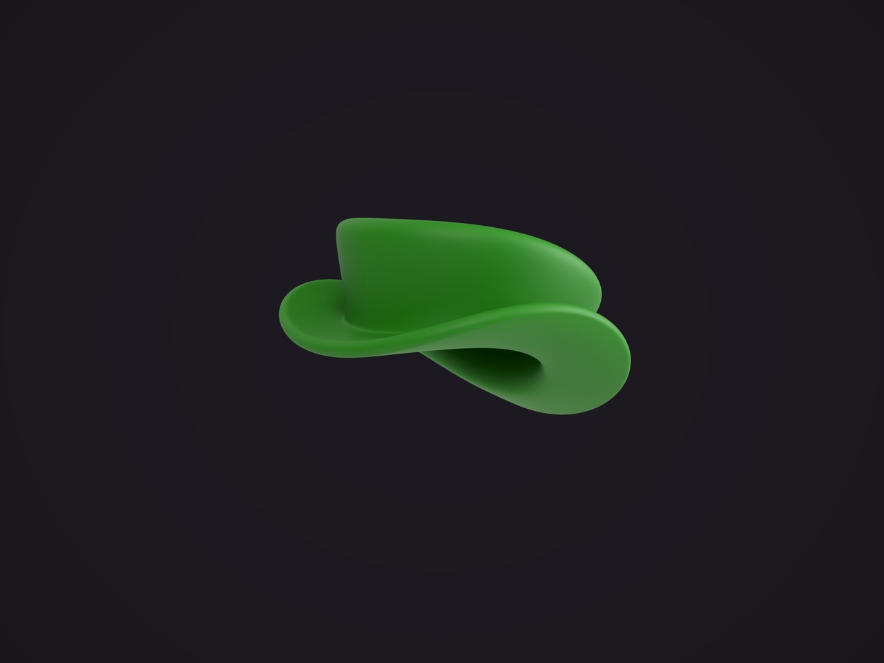 Media 1 for listing Green Top Hat