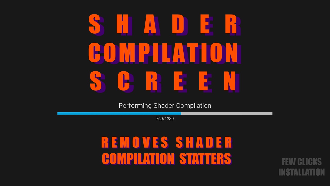 Media 1 for listing Shader Compilation Screen - remove shader stutters