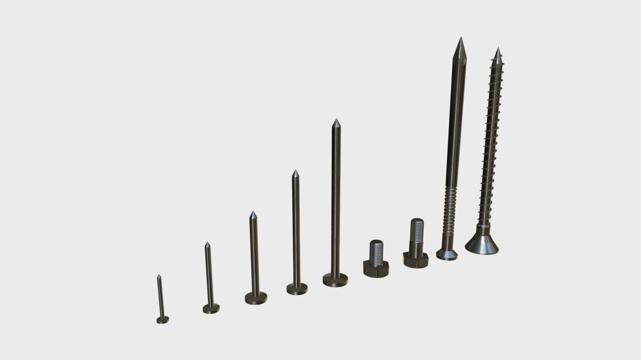 Media 1 for listing Iron nails and screws set