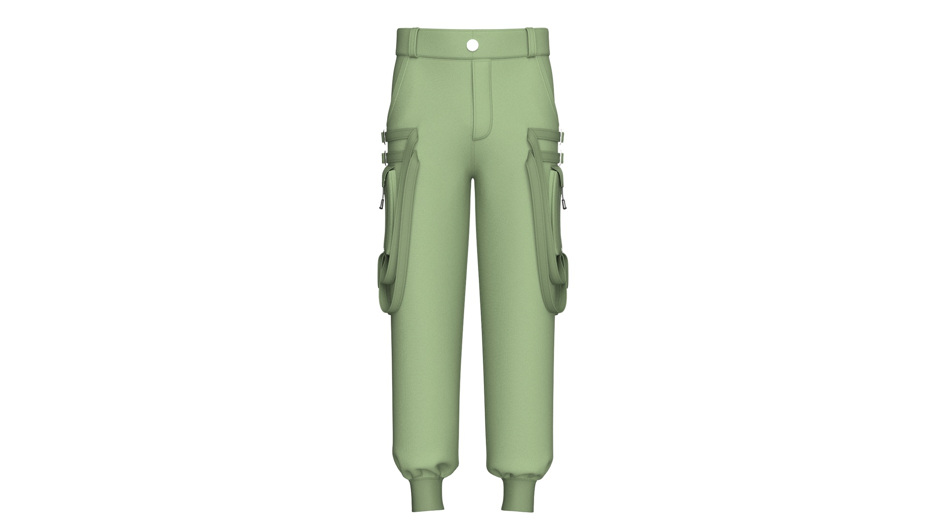 Media 1 for listing Men Straps Cargo Jogger With Pocket | High Poly