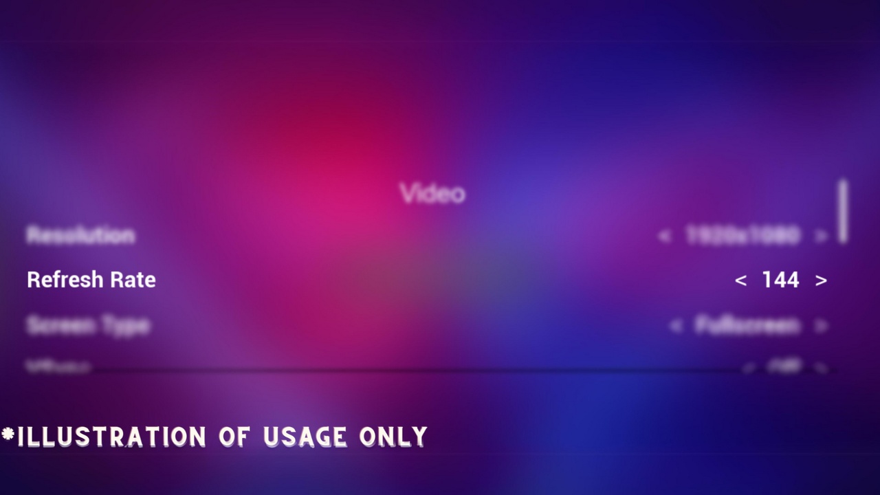 Media 1 for listing Refresh Rate Control