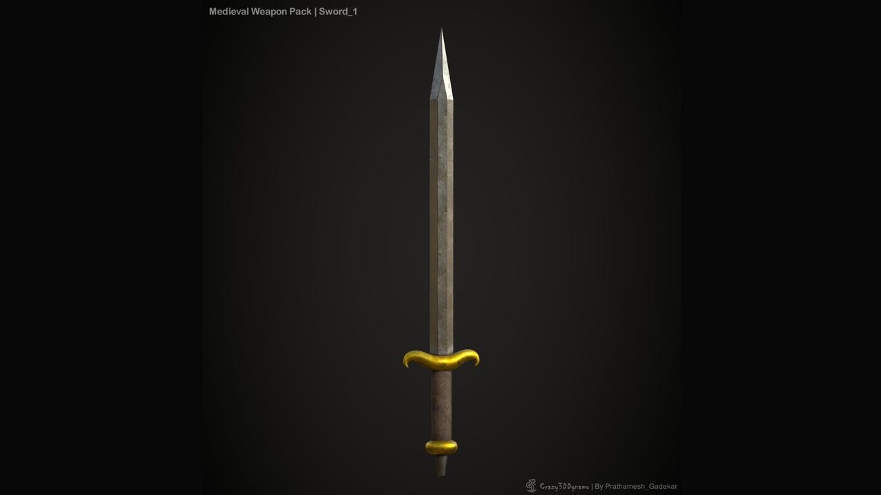 Media 1 for listing Stylized Sword_1 Weapon