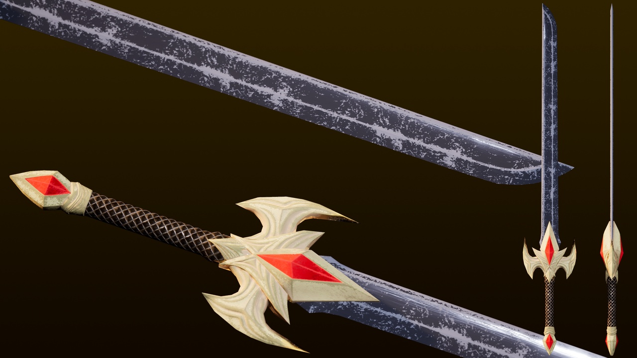 Stylized Elemental Sword Pack – Fire, Void, Nature, Ice | Fab