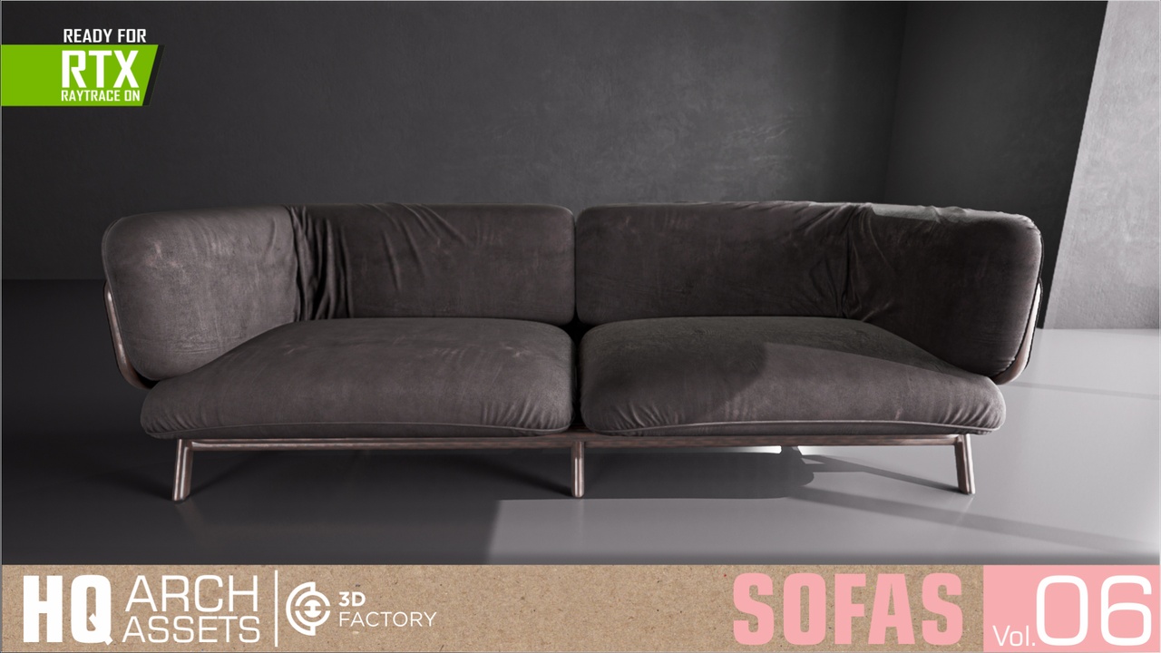 HQ Sofas Vol. 6 제품 등록을 위한 미디어 1개