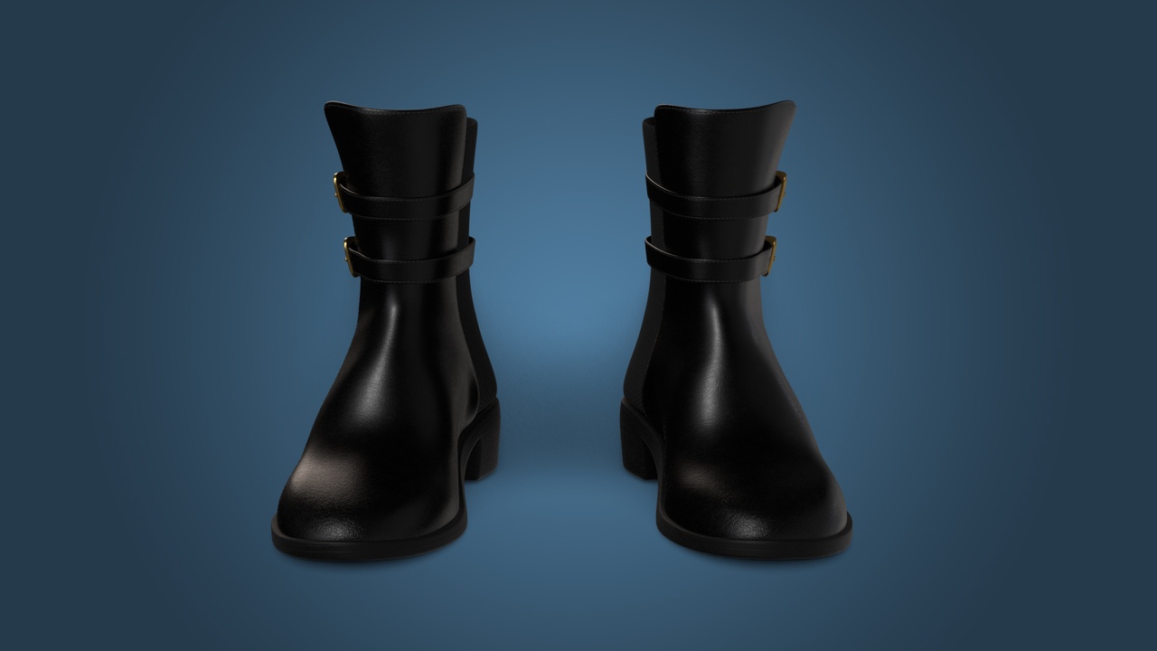 Media 1 for listing Ankle Leather Boots