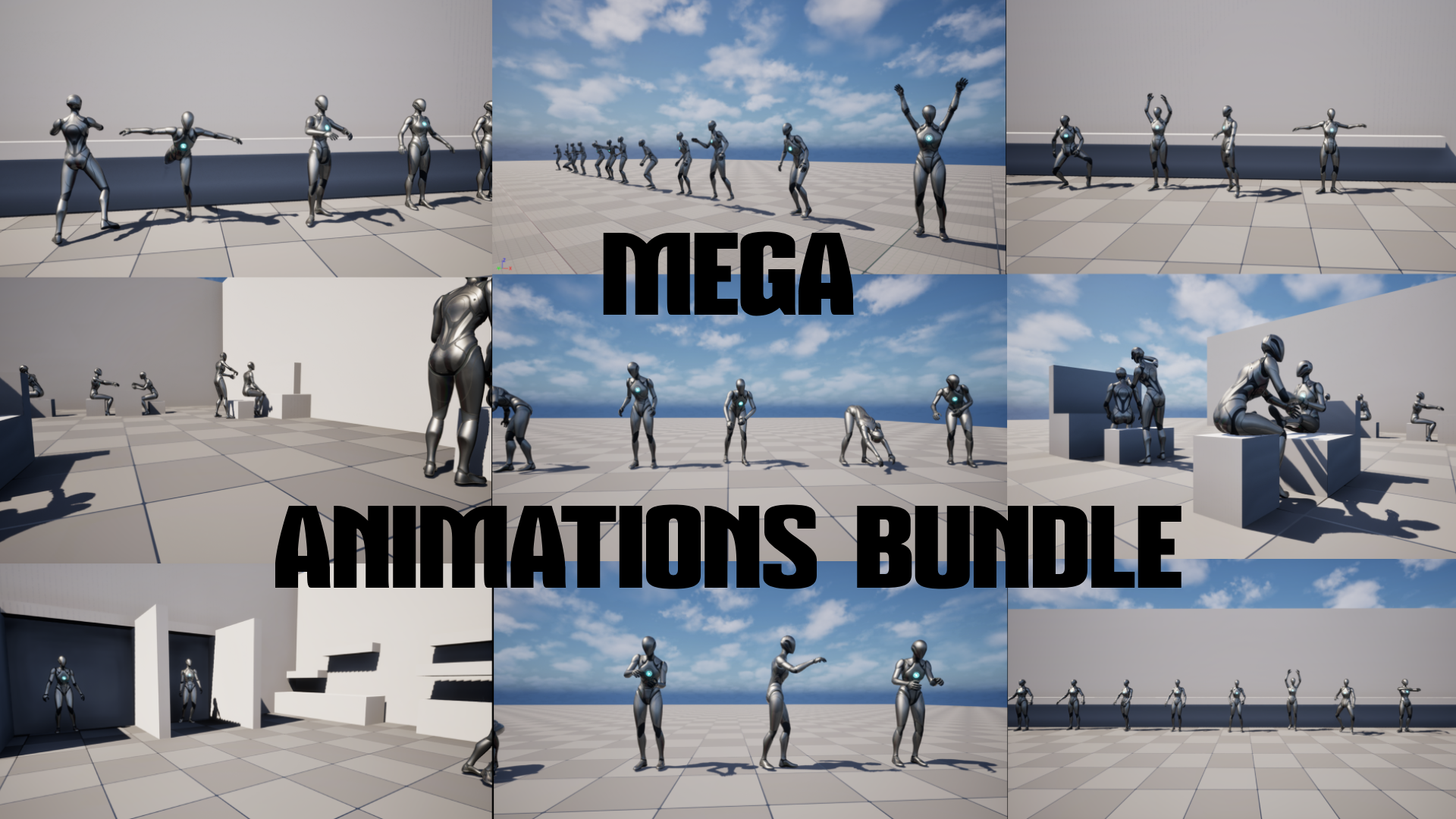MEGA Animations Bundle | Fab