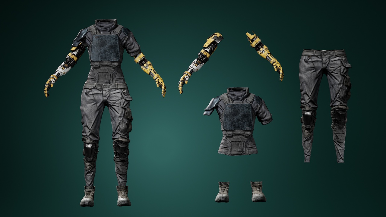 File multimediali per l'articolo Sci-fi cloth | Nyra: 1