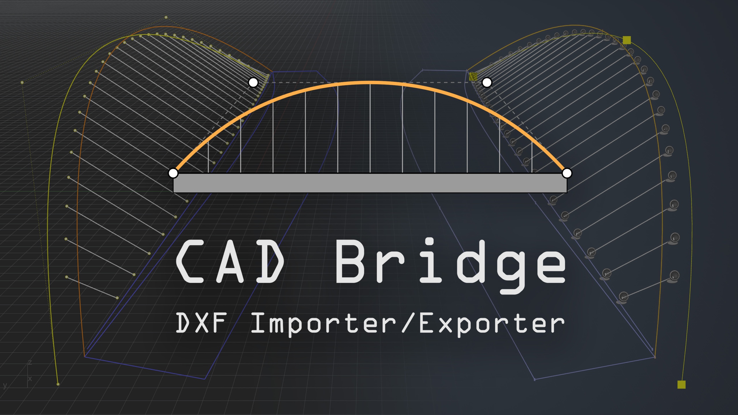 Media 1 for listing CAD Bridge: DXF Splines Importer/Exporter