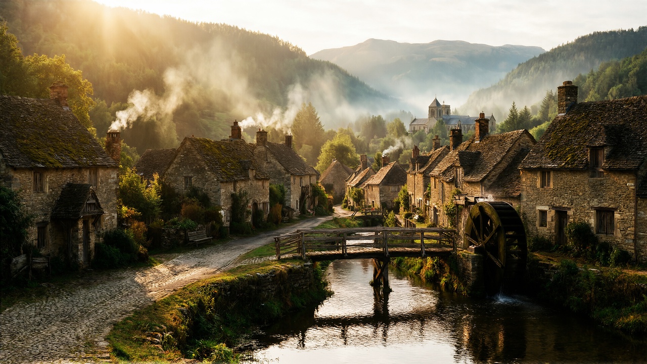 Media 1 for listing Forgotten Medieval Village Music Pack – Foggy Countryside & Ambient RPG