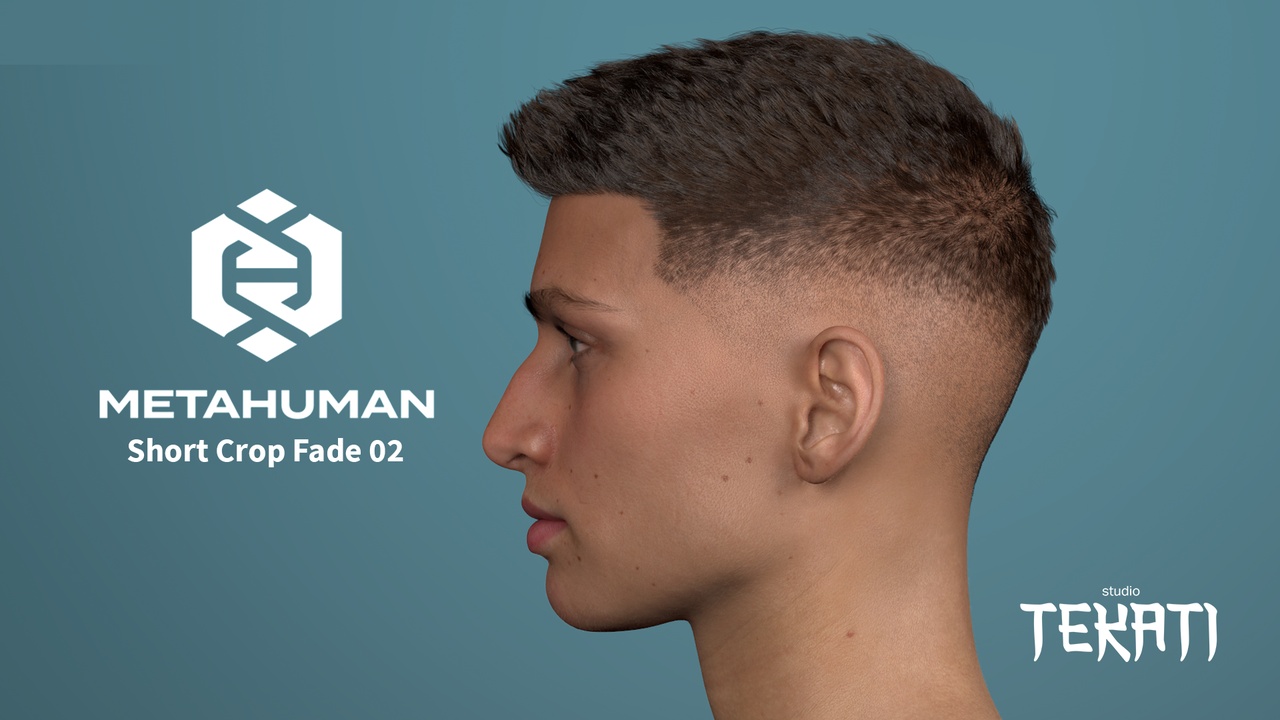 Media 1 for listing MetaHuman Short Crop Fade 02
