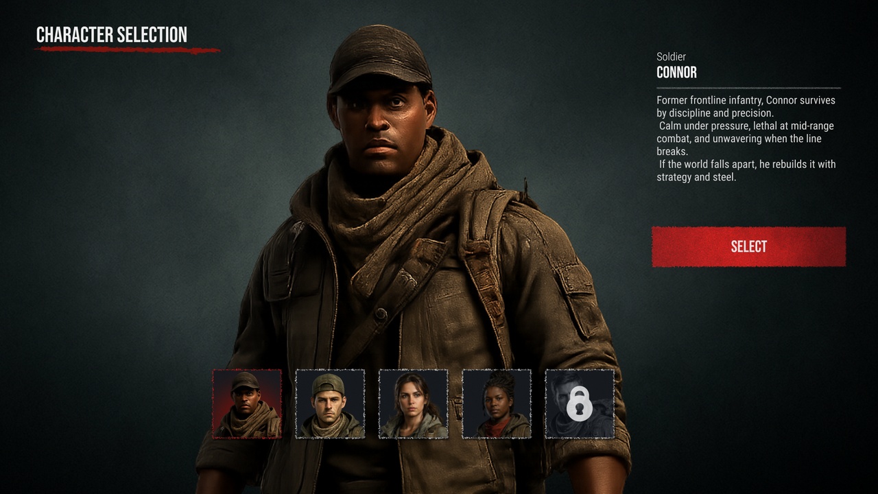 Media 1 for listing Silent Outbreak Horror Game - UI KIT