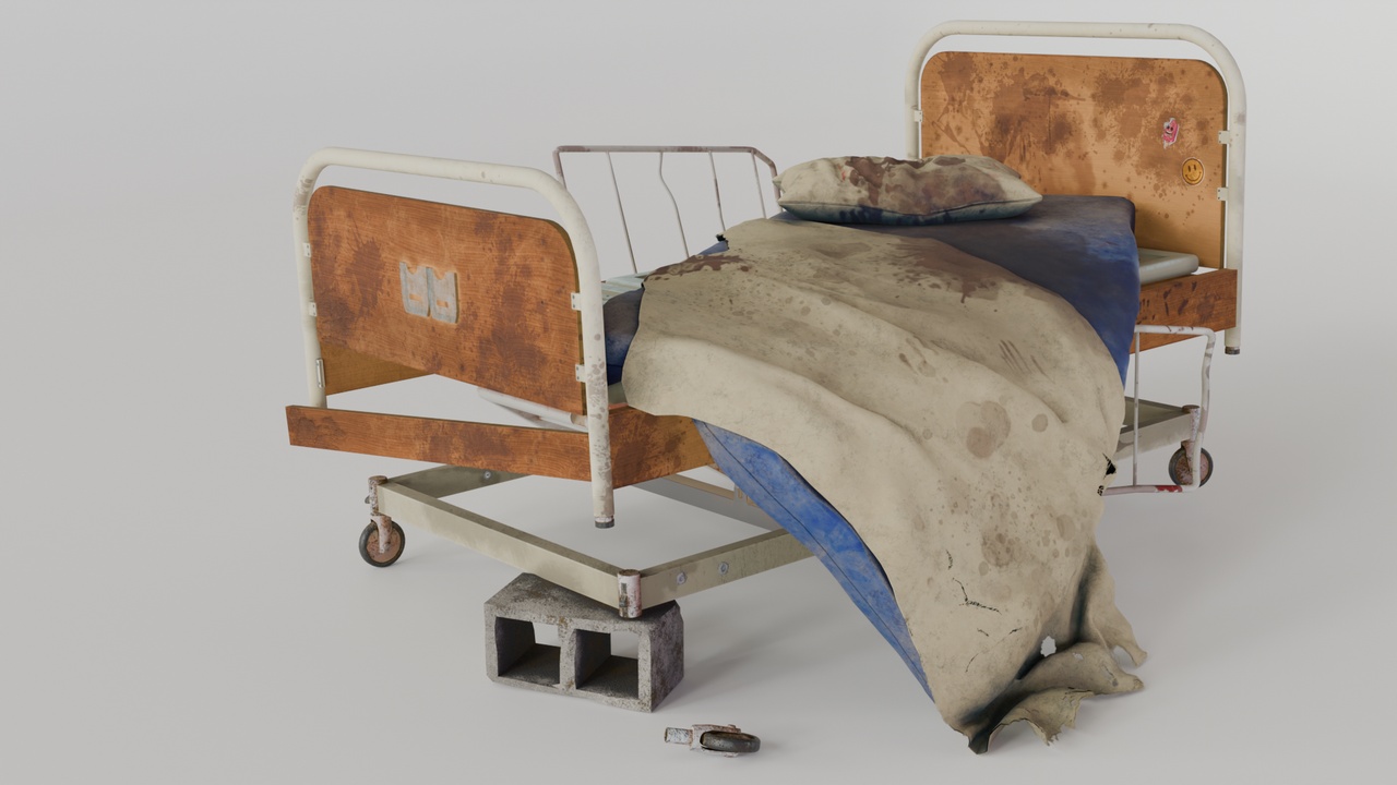 Media 1 for listing Abandoned Hospital Bed