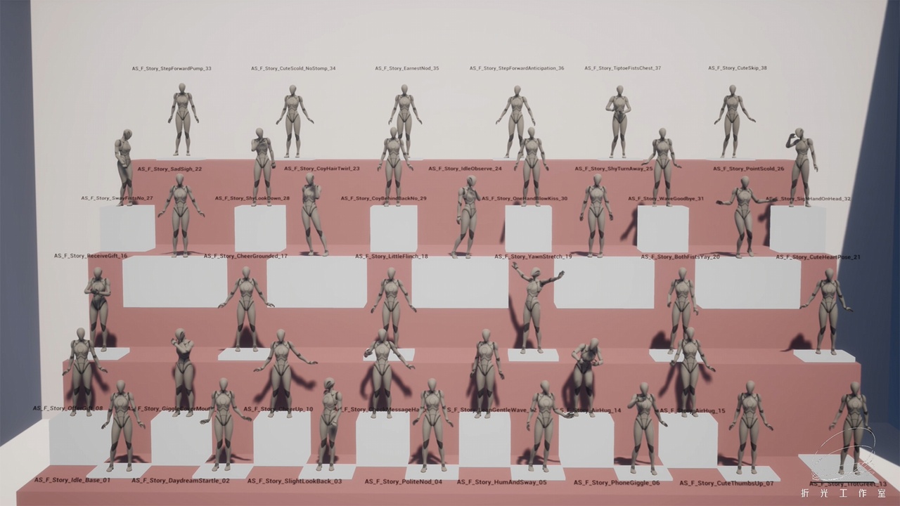 Female Narrative Animation Set | Fab