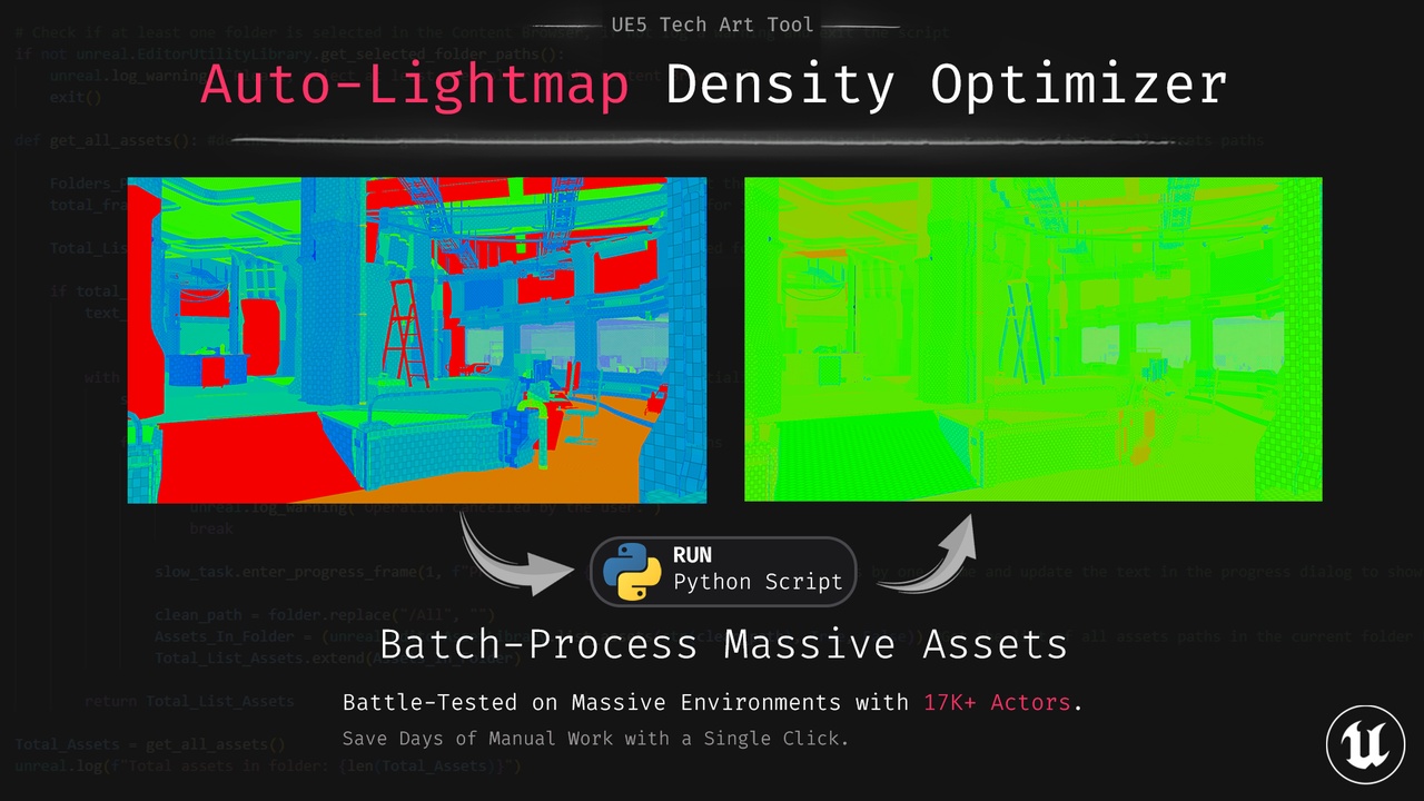 Media 1 for listing Auto Lightmap Resolution : Geometry-Driven Density Optimizer