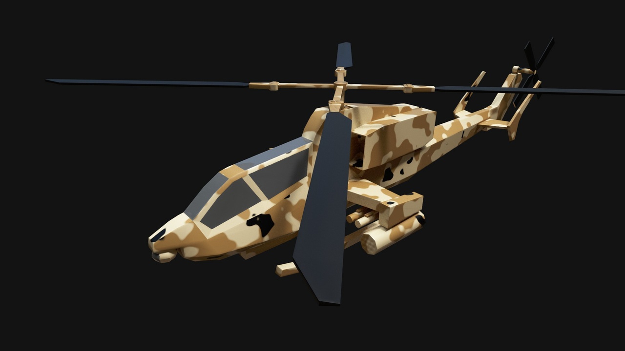 Media 1 for listing RTS: Helicopter Low Poly