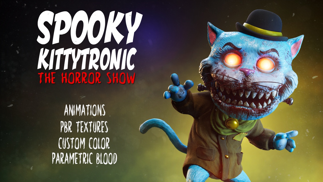 Media 1 for listing Spooky Kittytronic