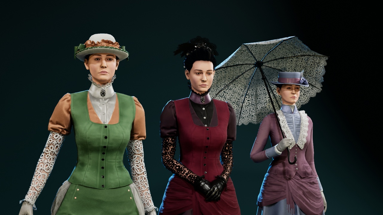 Media 1 for listing Modular Victorian Era Woman