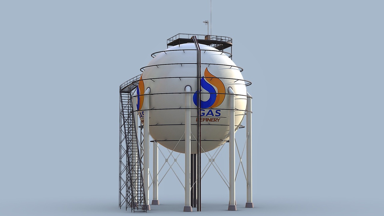 Refinery Gas Silo 제품 등록을 위한 미디어 1개