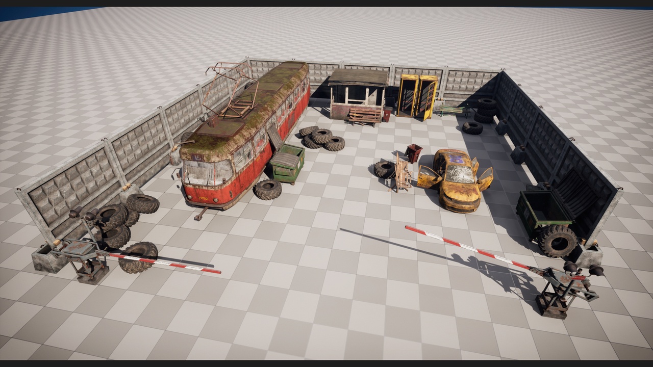 Media 1 for listing Abandoned Street Props Pack