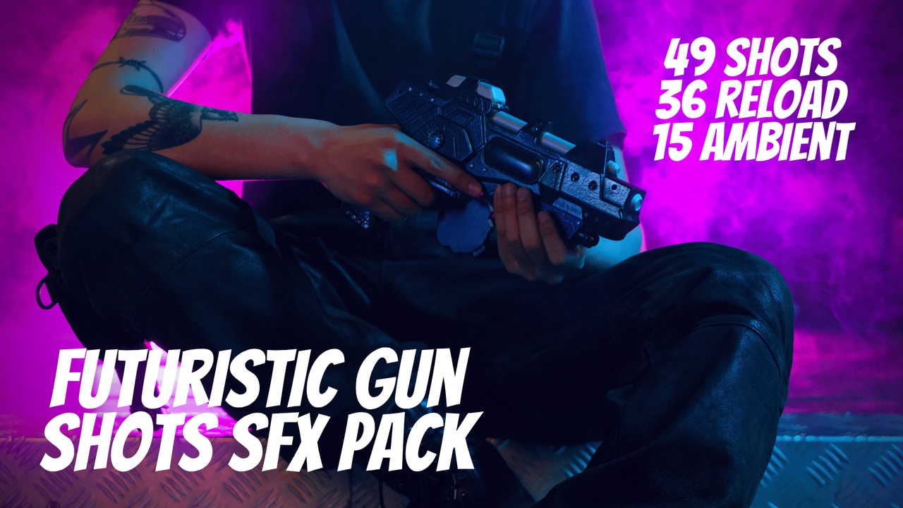 Media 1 for listing Futurisctic Gun Shots Sfx Pack