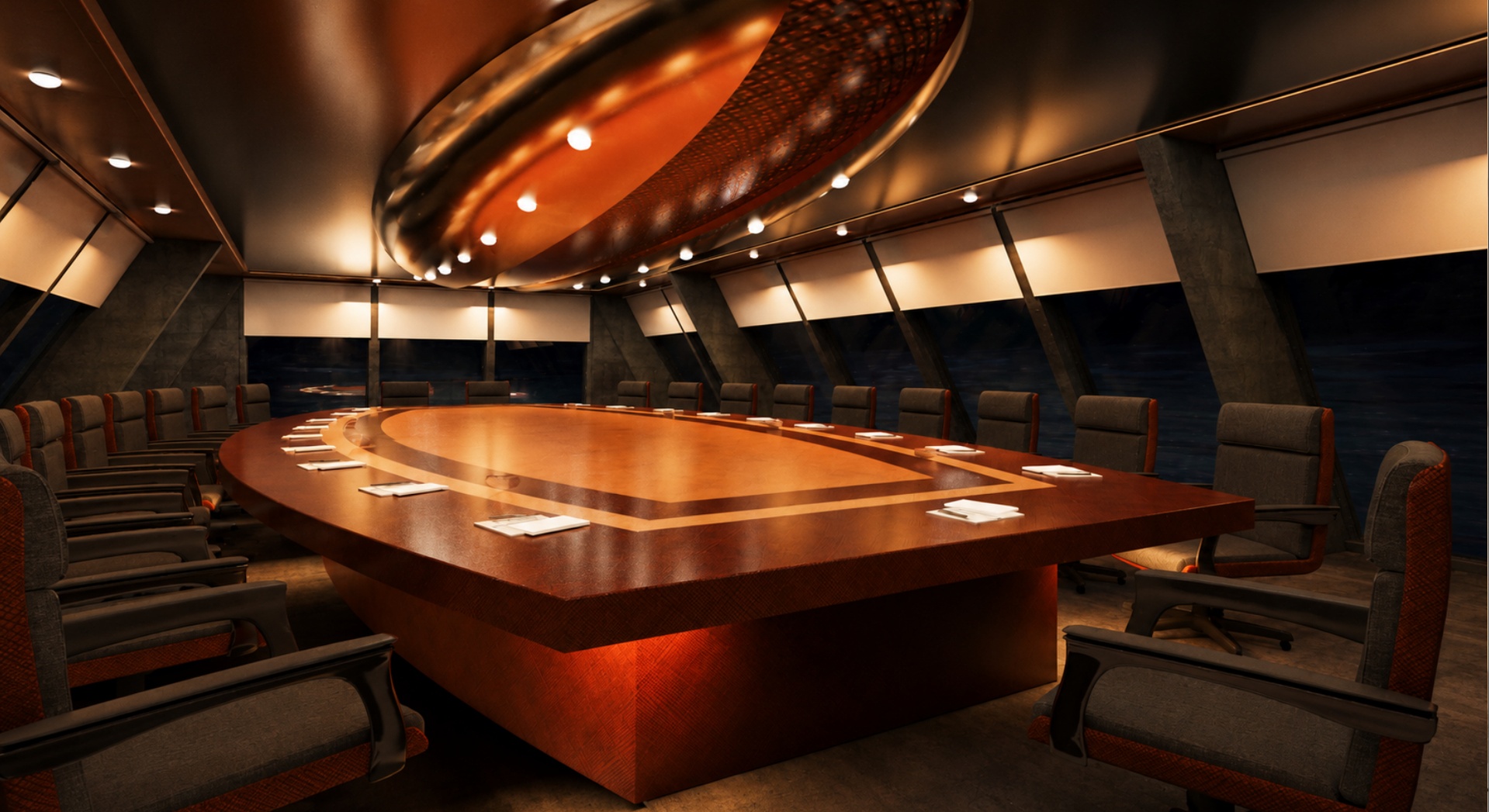 Media 1 for listing Executive Conference Room: Premium Boardroom Interior Scene