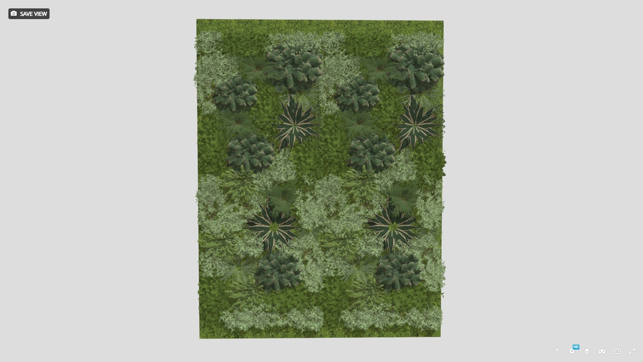 Media 1 for listing High Precision Ivy Plant Green Wall 3D model 06