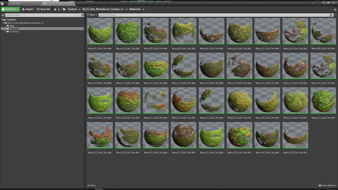 Media 1 for listing MossDecal 4K Textures