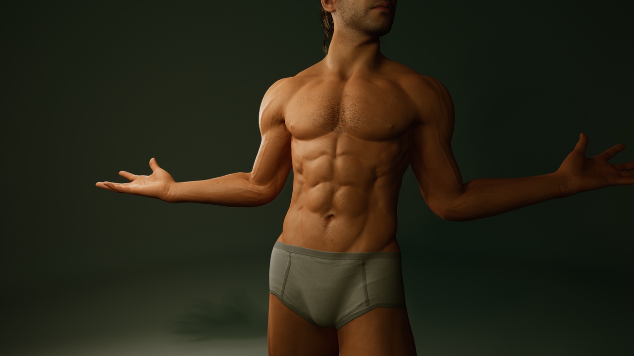 Media 1 for listing AAA Muscular MetaHuman - Agile Build (Lean Athletic Fighter) + FREE BattleSkin™