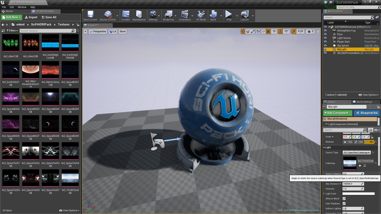 24 Sci-fi HDRI Textures Pack ilanı için 1. medya