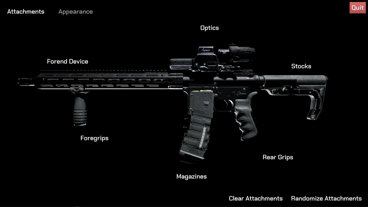 Media 1 for listing Modern Weapon Customization Framework