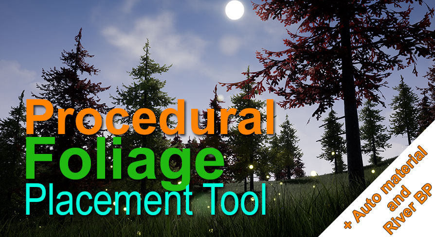 Procedural Foliage Placement Tool | Fab