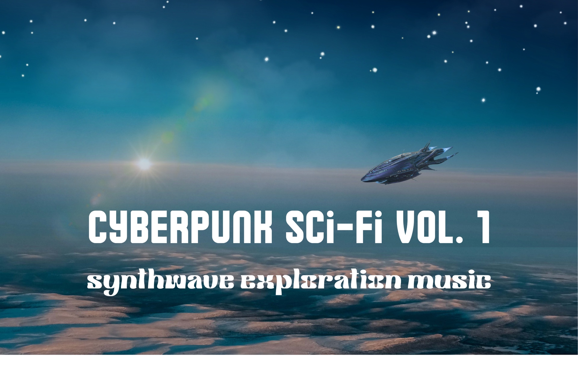 Media 1 for listing Cyberpunk Sci-Fi Vol. 1 Synthwave Exploration Music Pack 6 Loops (10 Tracks)